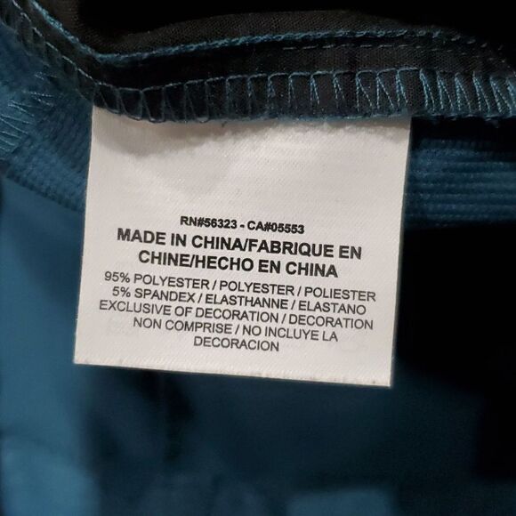 Nike Tour Performance Golf Pants in Teal Blue Pin Stripe Size 38x30 - Picture 13 of 15